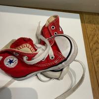 Converse rosse bambina num 20