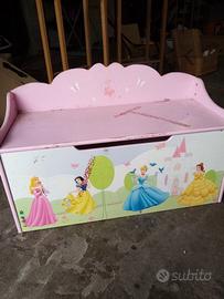 cassapanca porta giochi delle principesse 