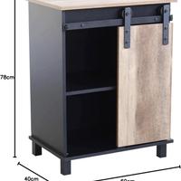 Credenza mobile stile industriale