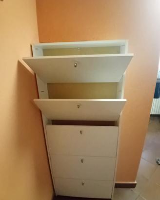 Scarpiera a parete salvaspazio