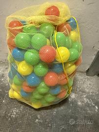 sacco palline di plastica per bambini