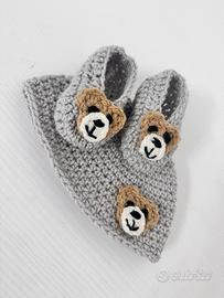 Nuovo set neonato 3-6 months fatto a mano