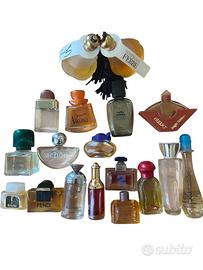 Collezione di 19 miniature di profumi