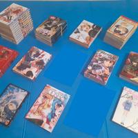 Fumetti giapponesi manga (serie non complete)