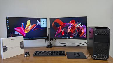 HP Z4 G4 + RTX A4000 16GB + 2 x MONITOR HP Z27 UHD