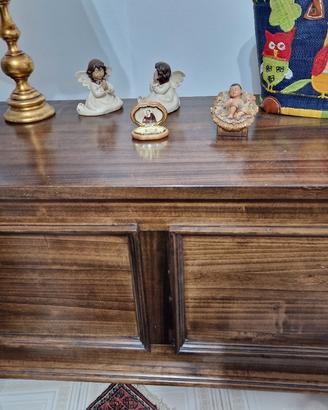 cassa panca legno massello 