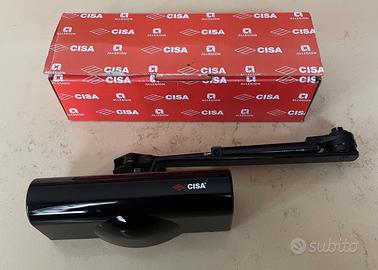 Chiudiporta con Arresto Smart Plus 2 Nero