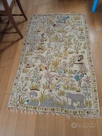 tappeto indiano CHAIN STITCH