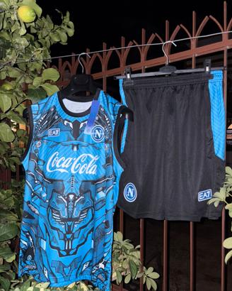 SSC Napoli Kit d’Allenamento Azzurro 25/26