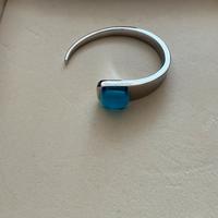 Breil bracciale in acciaio con la pietra turchese