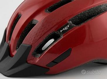 Casco MTB MET - Rosso lucido / Nero 