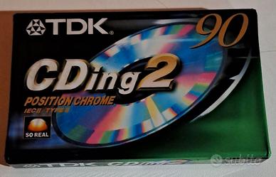 Musicassetta audiocassetta TDK CDing2 90