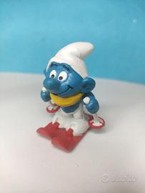 20091 Puffo sciatore modello raro