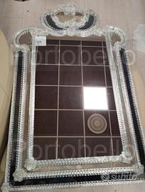 Codice: 8696 SPECCHIERA RETTANGOLARE CON CORNICE