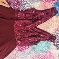 Abito da damigella bordeaux taglia S