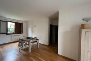 Trilocale al piano terra con giardino