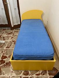 Letto singolo contenitore