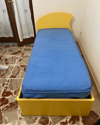 Letto singolo contenitore