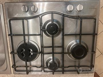 Piano cottura Ariston 4 fuochi in ghisa