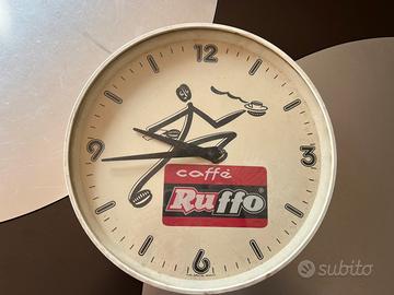 Orologio da muro Ruffo caffe plastica e vetro