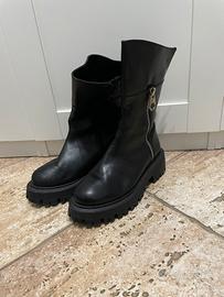 Anfibi primadonna in pelle