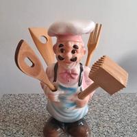 Rare vintage iconic Chef Utensil Holder
