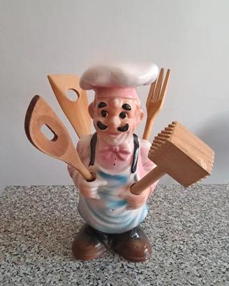 Rare vintage iconic Chef Utensil Holder