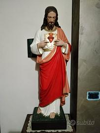 statua Sacro Cuore in gesso.