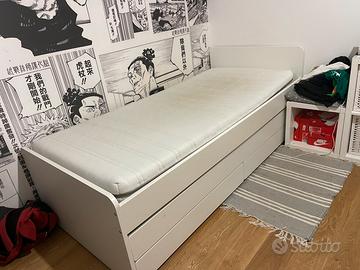 Letto con secondo letto estraibile