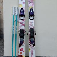 Set sci scarponi bastoni  freestyle donna