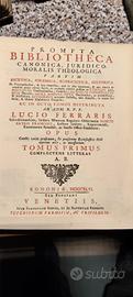 libri/tomi del 1746 "prompta biblioteca canonica"