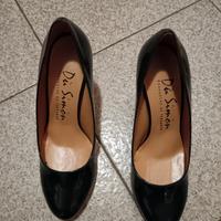 Décolleté donna mis 38 vernice verde 