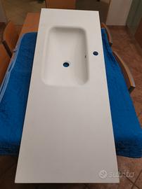 Top mobile bagno in mineralmarmo 