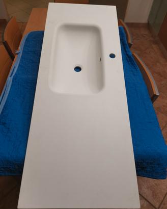 Top mobile bagno in mineralmarmo 