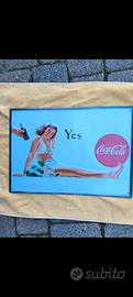 insegna Coca Cola in latta 
