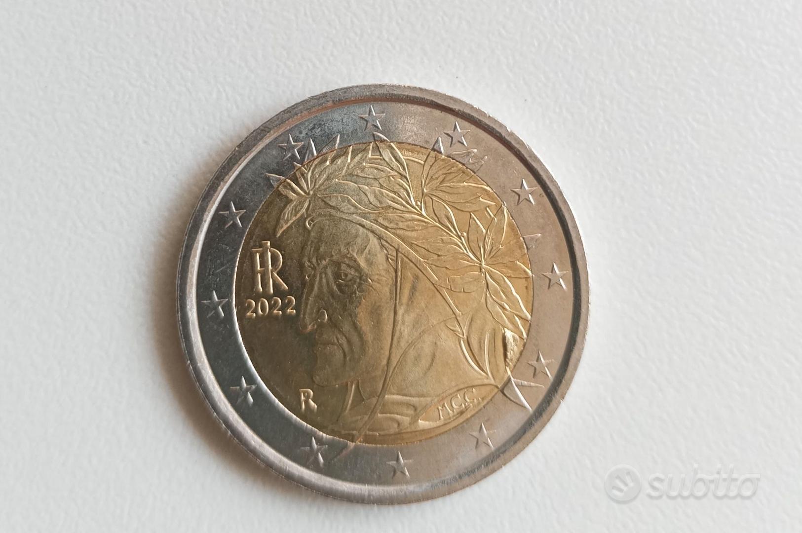 Italia 2 euro Dante Alighieri 2022 rara SPL Collezionismo In vendita a Monza e della
