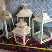 Set lanterne ornamentali o terrari