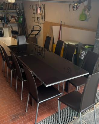 tavolo Calligaris 200x 100 + 10 sedie