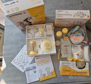 tiralatte Medela swing Flex + starter kit