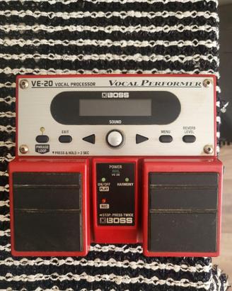 Boss vc 20 vocal performer + alimentatore Boss