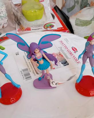 topper  x torta di winx  3 oz.