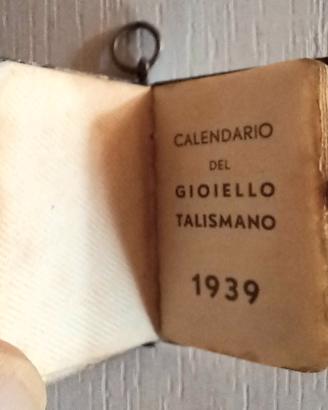 Ciondolo Finestra Argento 800 con Calendario 1939