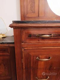 comò con 1 comodino abbinato