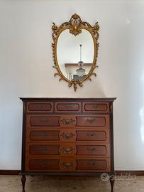 Cassettiera vintage in legno