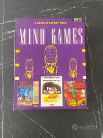 Mind Games PC IBM Big Box COMPLETE CIB Floppy 5.25