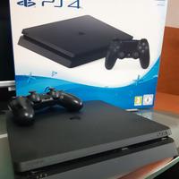 PS4 Slim+joypad+scatola originale intatta+cavi