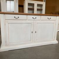 Credenza in legno nuova bianca