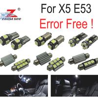 KIT 20 LAMPADE LED INTERNE BMW X5 E53 2000-2006