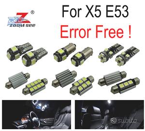 KIT 20 LAMPADE LED INTERNE BMW X5 E53 2000-2006