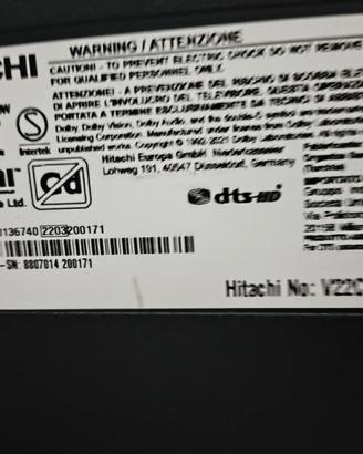 ricambi TV led Hitachi 55hak5351